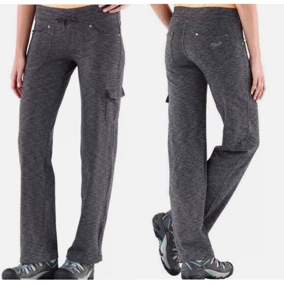 KUHL Women's Mova Athletic Pants 10 Short Gray Heather Pull On Hiking Outdoor - Picture 1 of 8
